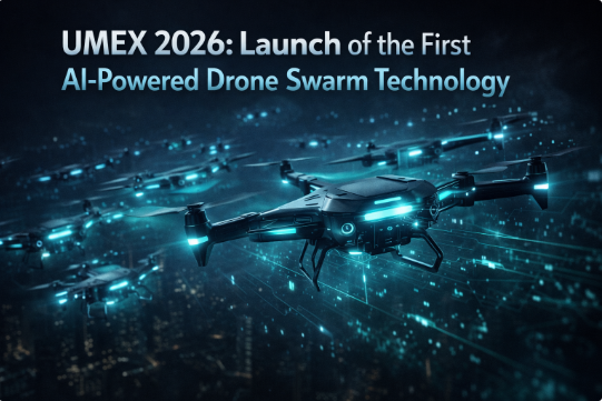 UMEX 2026: إطلاق أول تقنية لسرب الطائرات بدون طيار المعزَّز بالذكاء الاصطناعي